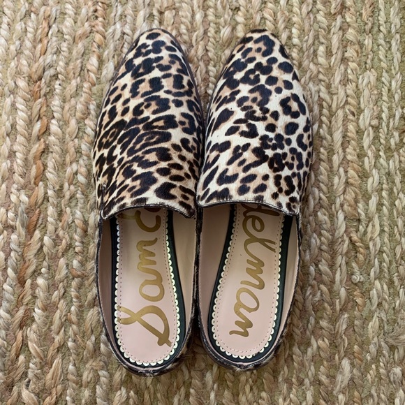 Sam Edelman Shoes - Leopard print real fur mules Sam Edelman size 8